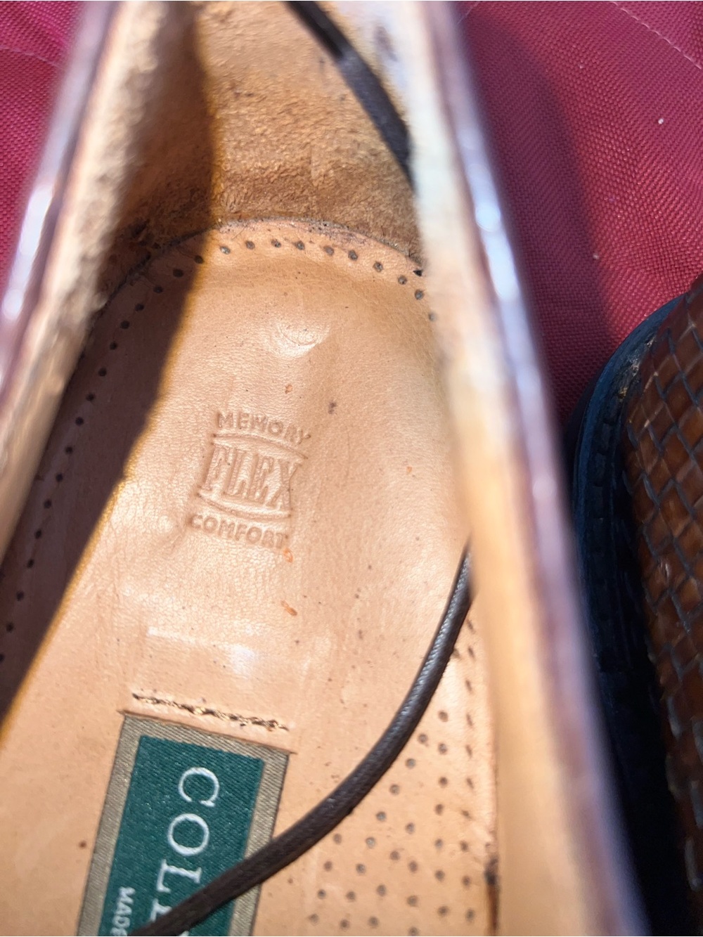Men's Cole Haan Woven Btown Leather Dress Shoes - Picture 7 of 9